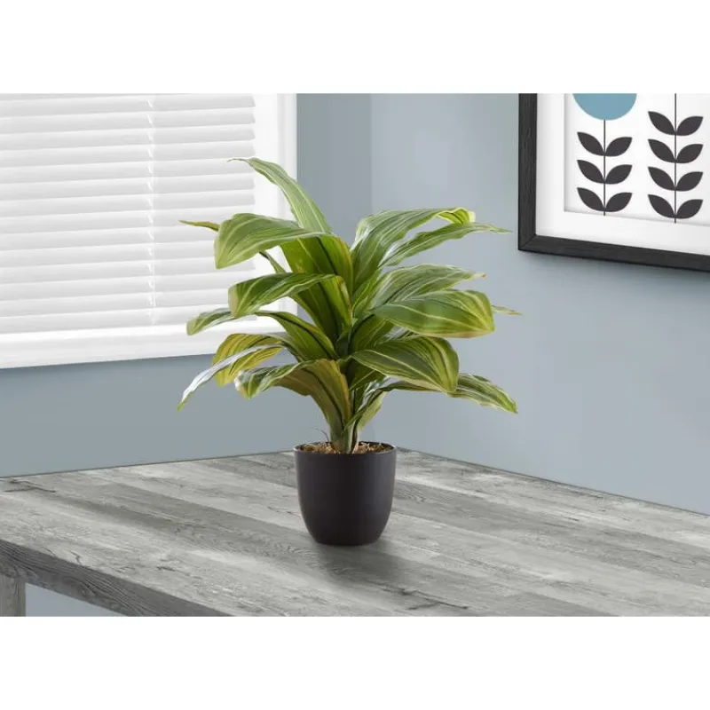 Monarch Artificial plant - 17"h / indoor dracaena in a 4" pot