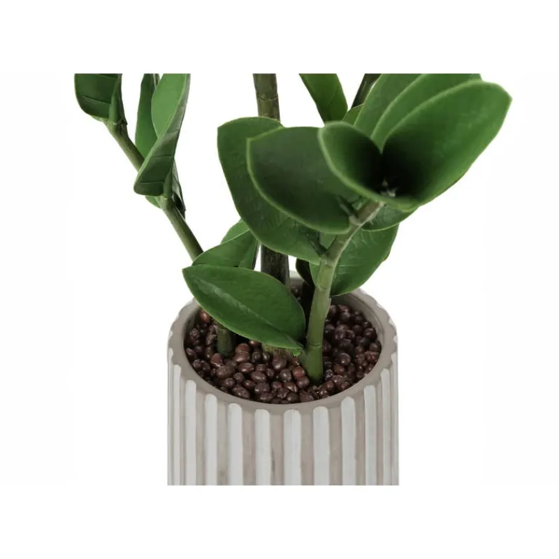 Monarch Artificial plant - 20"h / indoor zz in a 5" cement pot