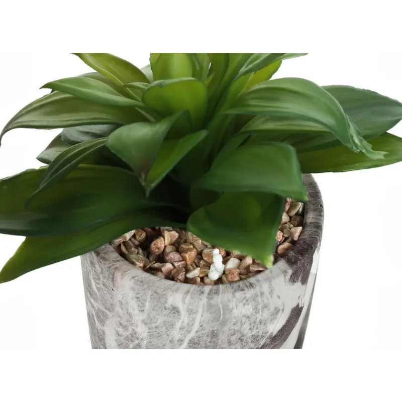Monarch Artificial plant - 2pcs / 7"h succulent in 4" cement pot