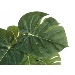 Monarch Artificial plant - 2pcs / 13"h monstera/calathea/ 4" pot