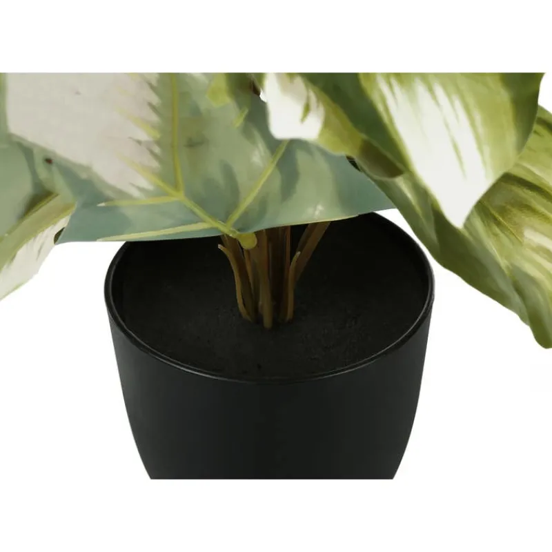 Monarch Artificial plant - 2pcs / 13"h monstera/calathea/ 4" pot