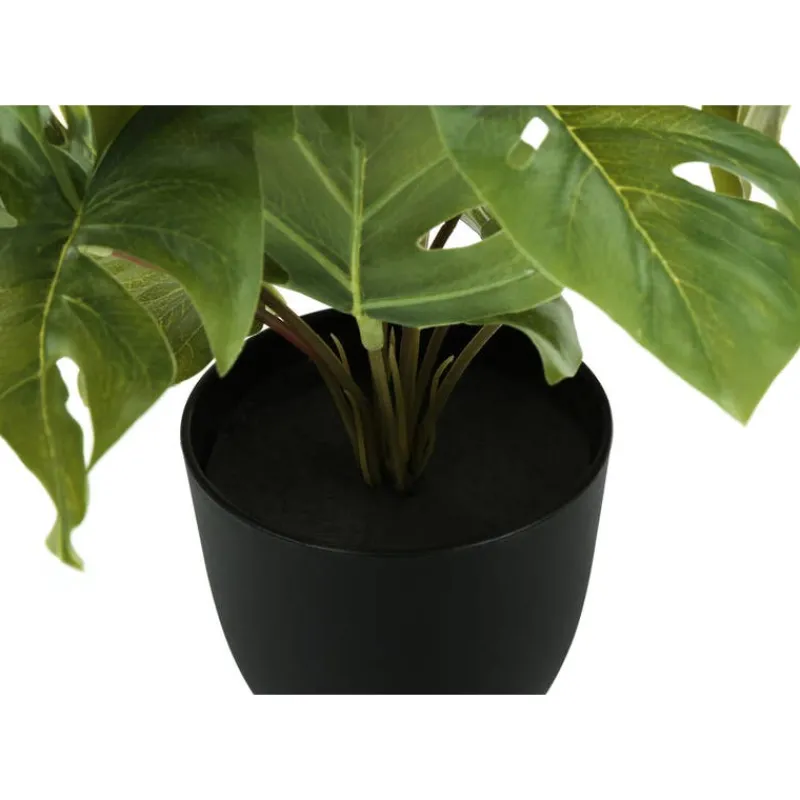 Monarch Artificial plant - 2pcs / 13"h monstera/calathea/ 4" pot