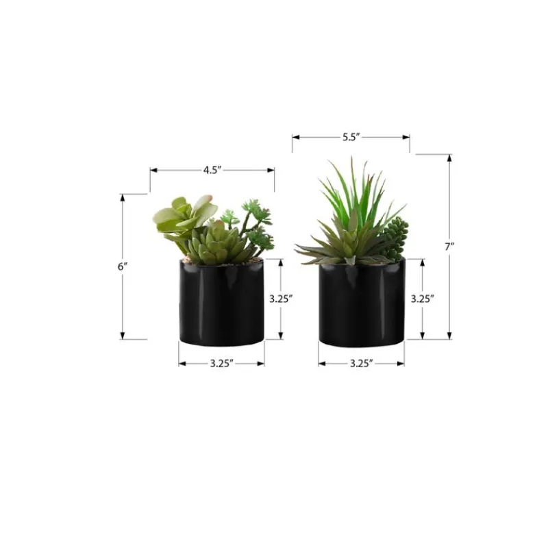 Monarch Artificial Plant 7" (set of 2)