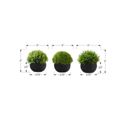 Monarch Artificial Plant 5" (set of 3)