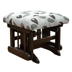 Ball-Bearing Gliding Footrest - Patterned Fabric