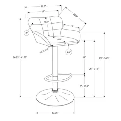 Monarch Bar Stools (Set of 2)