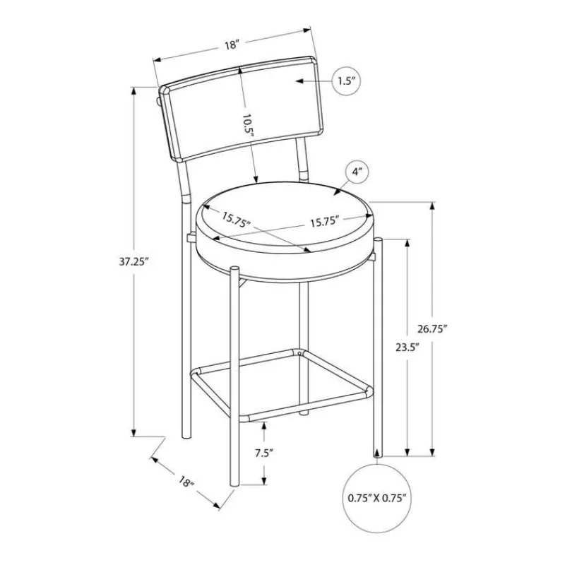 Monarch Barstool (set of 2)