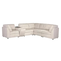 Modular Sectional with Console - 6 pcs