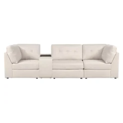 Modular Sofa with Console - 4 pcs
