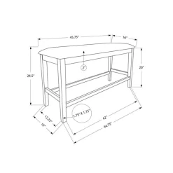 Monarch Bench 46" -