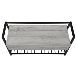 Monarch Bench - shoe rack / flip top storage - 42