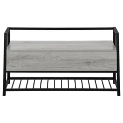 Monarch Bench - shoe rack / flip top storage - 42