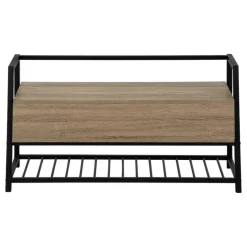 Monarch Bench - shoe rack / flip top storage - 42