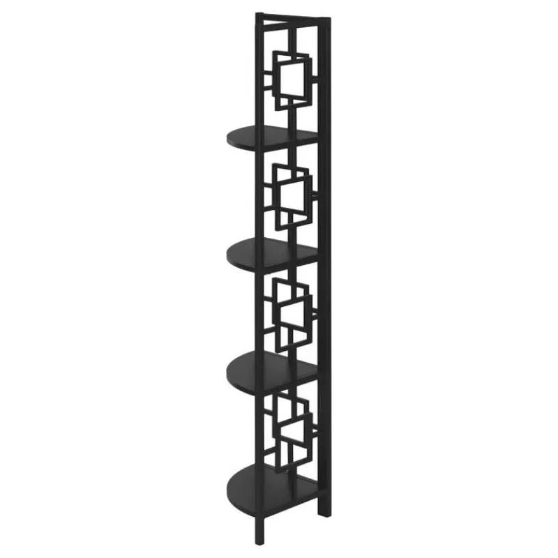 Monarch Bookcase - 62"h / / metal corner etagere -