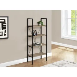 Monarch Bookcase - 48"h / / black metal -