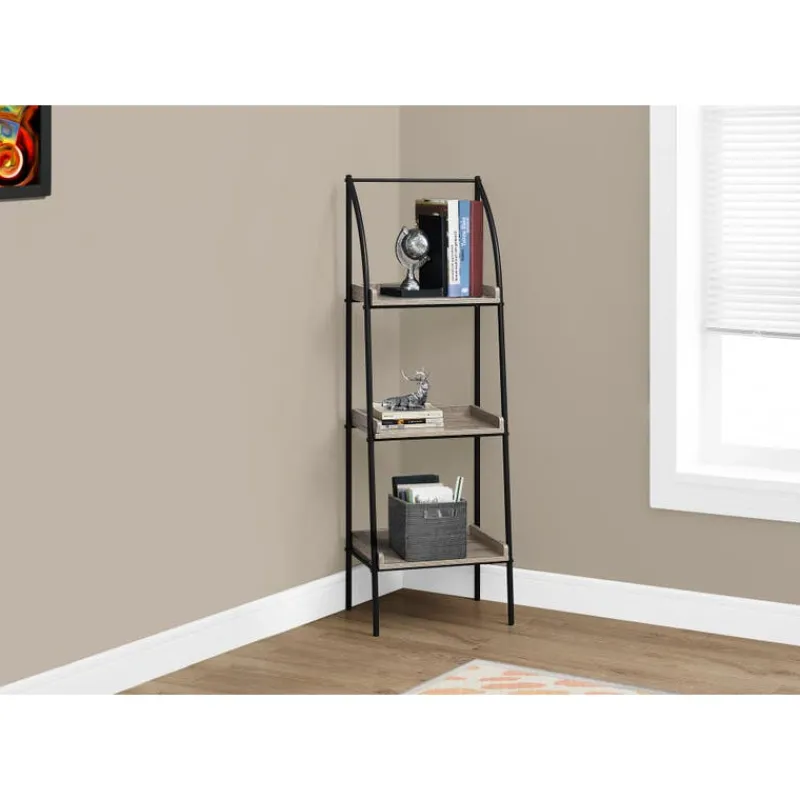 Monarch Bookcase - 48"h / / black metal -
