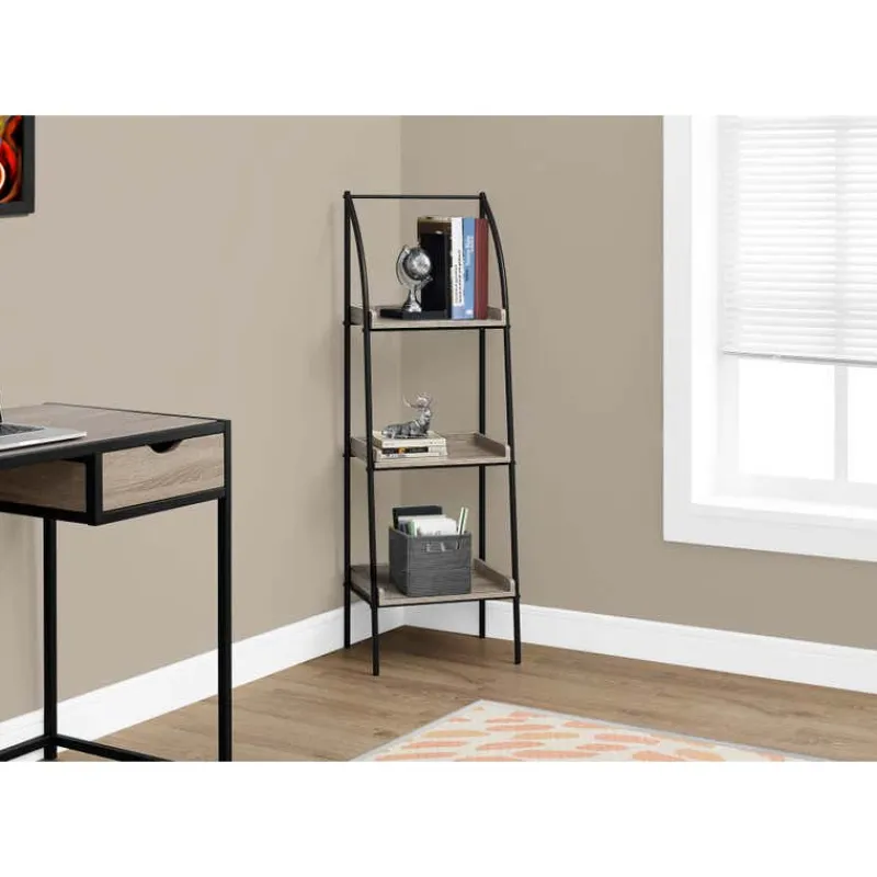 Monarch Bookcase - 48"h / / black metal -