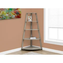 Monarch Bookcase - 60"h / corner accent etagere -