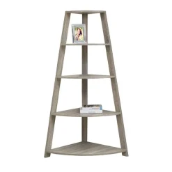Monarch Bookcase - 60"h / corner accent etagere -