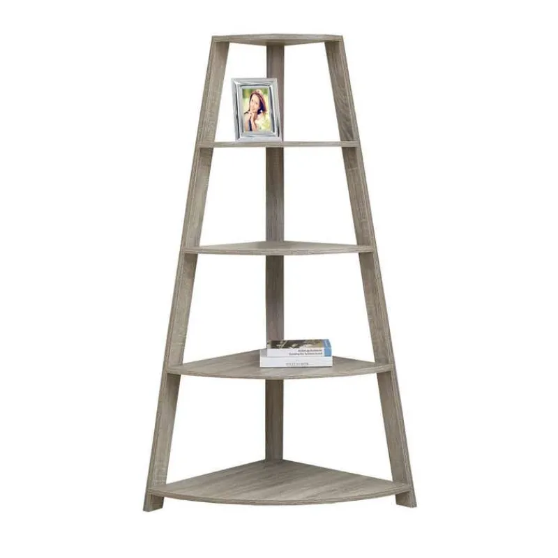 Monarch Bookcase - 60"h / corner accent etagere -