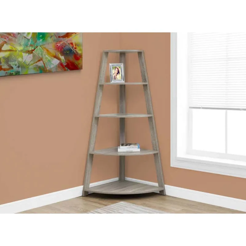 Monarch Bookcase - 60"h / corner accent etagere -