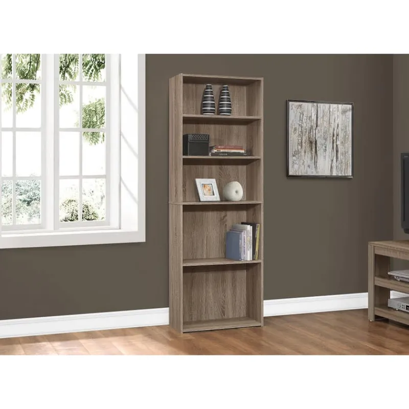 Monarch Bookcase - 72"h / with 5 shelves -