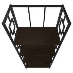 Monarch Bookcase - 62"h / / black metal etagere -