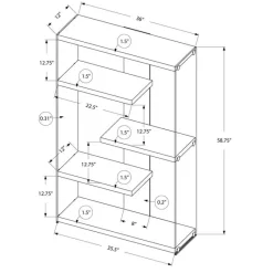 Monarch Bookcase - 60
