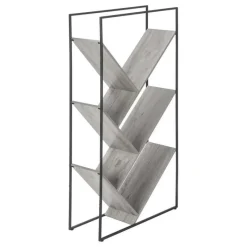 Monarch Bookcase - 60"h / / black metal -