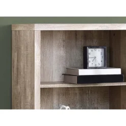 Monarch Bookcase - 48"h / reclaimed wood-look/ adj. shelves -