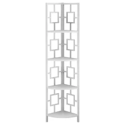 Monarch Bookcase - 62"h / / metal corner etagere -
