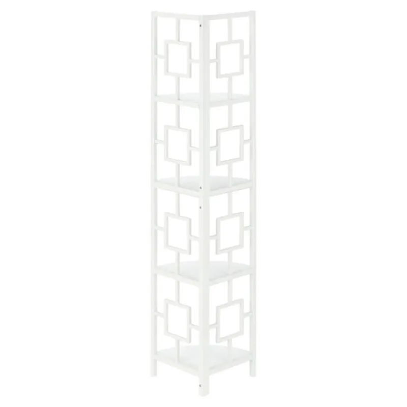 Monarch Bookcase - 62"h / / metal corner etagere -