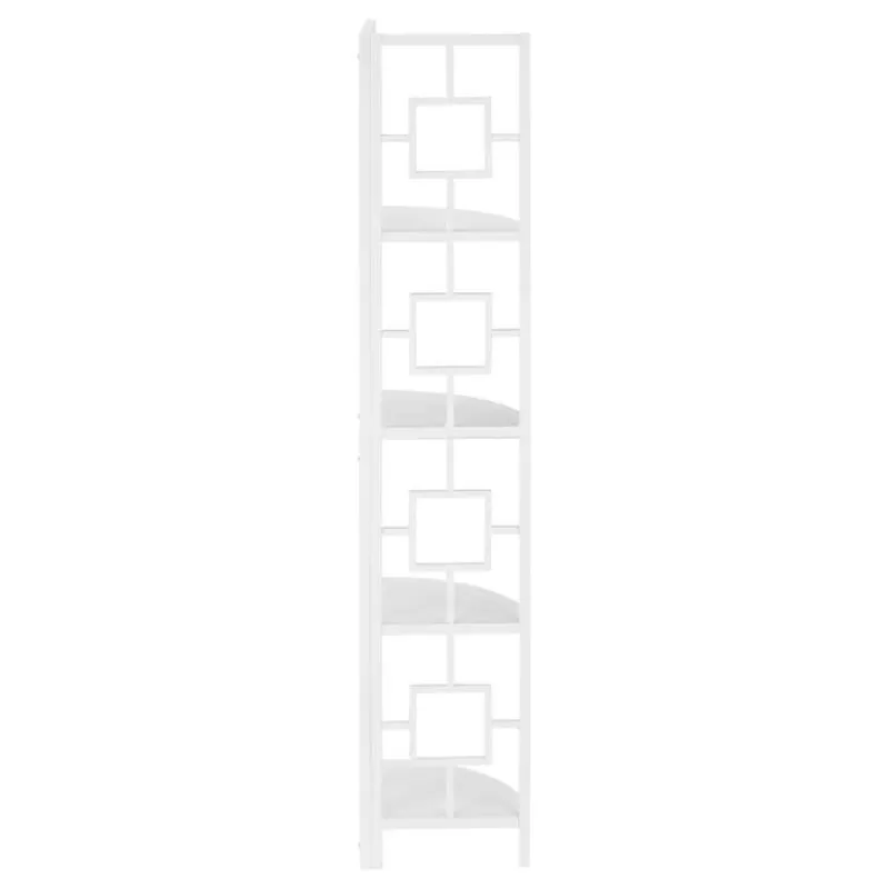 Monarch Bookcase - 62"h / / metal corner etagere -