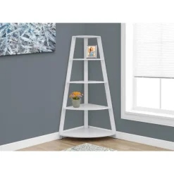 Monarch Bookcase - 60"h / corner accent etagere -