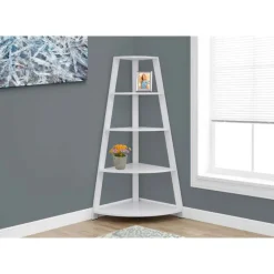 Monarch Bookcase - 60"h / corner accent etagere -