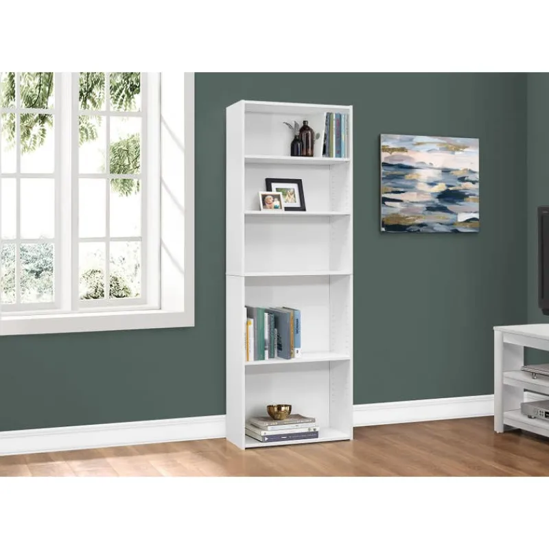 Monarch Bookcase - 72"h / with 5 shelves -