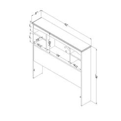 Meubles South Shore Bookcase Headboard 39'' - South Shore