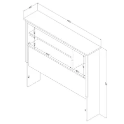 Meubles South Shore Bookcase Headboard (39") - South Shore