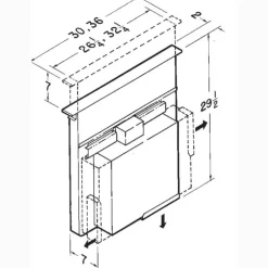 Broan Retractable hood Built-in 30