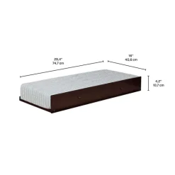 Brown Bunk Bed with Trundle Bed - 39