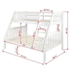 Bunk Bed 39/54 with 2 Drawers