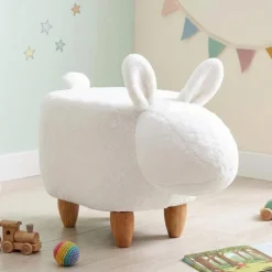 Bunny-Shaped Kids Pouf – 26.4