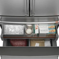 GE Café CAFE 23,2 Cu Ft 36 In Refrigerator Bottom Freezer, French door - CJE23DP2WS1