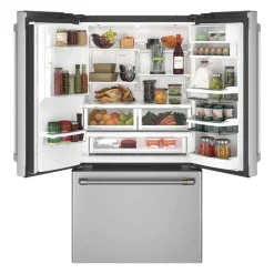 GE Café CAFE 22.2 Cu Ft 36 In Refrigerator Bottom Freezer, French door - CYE22TP2MS1
