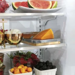 GE Café CAFE 22.2 Cu Ft 36 In Refrigerator Bottom Freezer, French door - CYE22TP2MS1