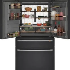 GE Café CAFE 27.8 Cu Ft 36 In Refrigerator Bottom Freezer, French door - CVE28DP3ND1