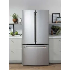 GE Café CAFE 18.6 Cu Ft 33 In Refrigerator Bottom Freezer, French door - CWE19SP2NS1