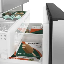 GE Café CAFE 23.1 Cu Ft 36 In Refrigerator Bottom Freezer, French door - CWE23SP2MS1