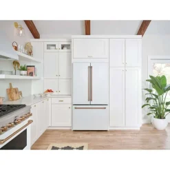 GE Café CAFE 23.1 Cu Ft 36 In Refrigerator Bottom Freezer, French door - CWE23SP4MW2