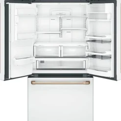 GE Café CAFE 22.2 Cu Ft 36 In Refrigerator Bottom Freezer, French door - CYE22TP4MW2